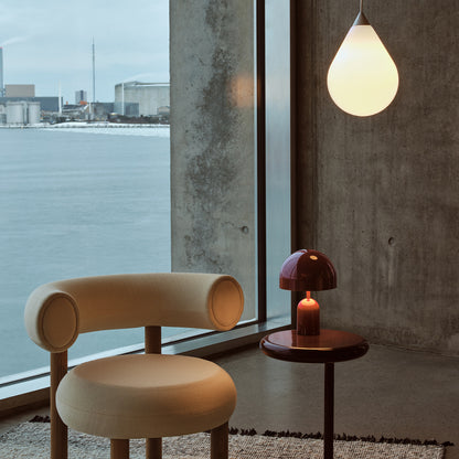 Flare Bead Opal E27 Pendant Light by Tom Dixon