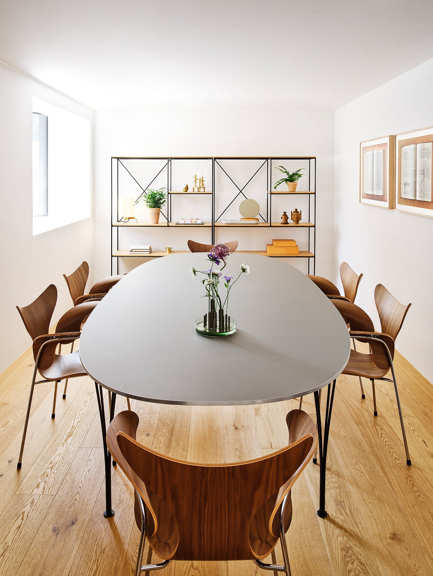 Superellipse Dining Table (Laminate Tabletop) by Fritz Hansen