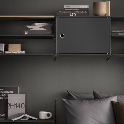 String System Shelves by String - Dark Grey