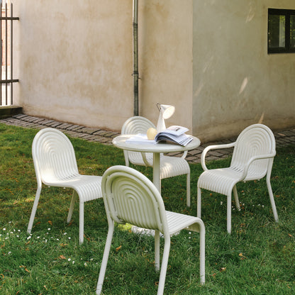 Groove Round Table by Tom Dixon - Putty