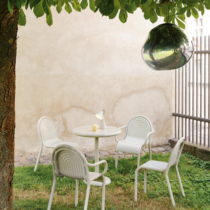 Groove Round Table by Tom Dixon - Putty