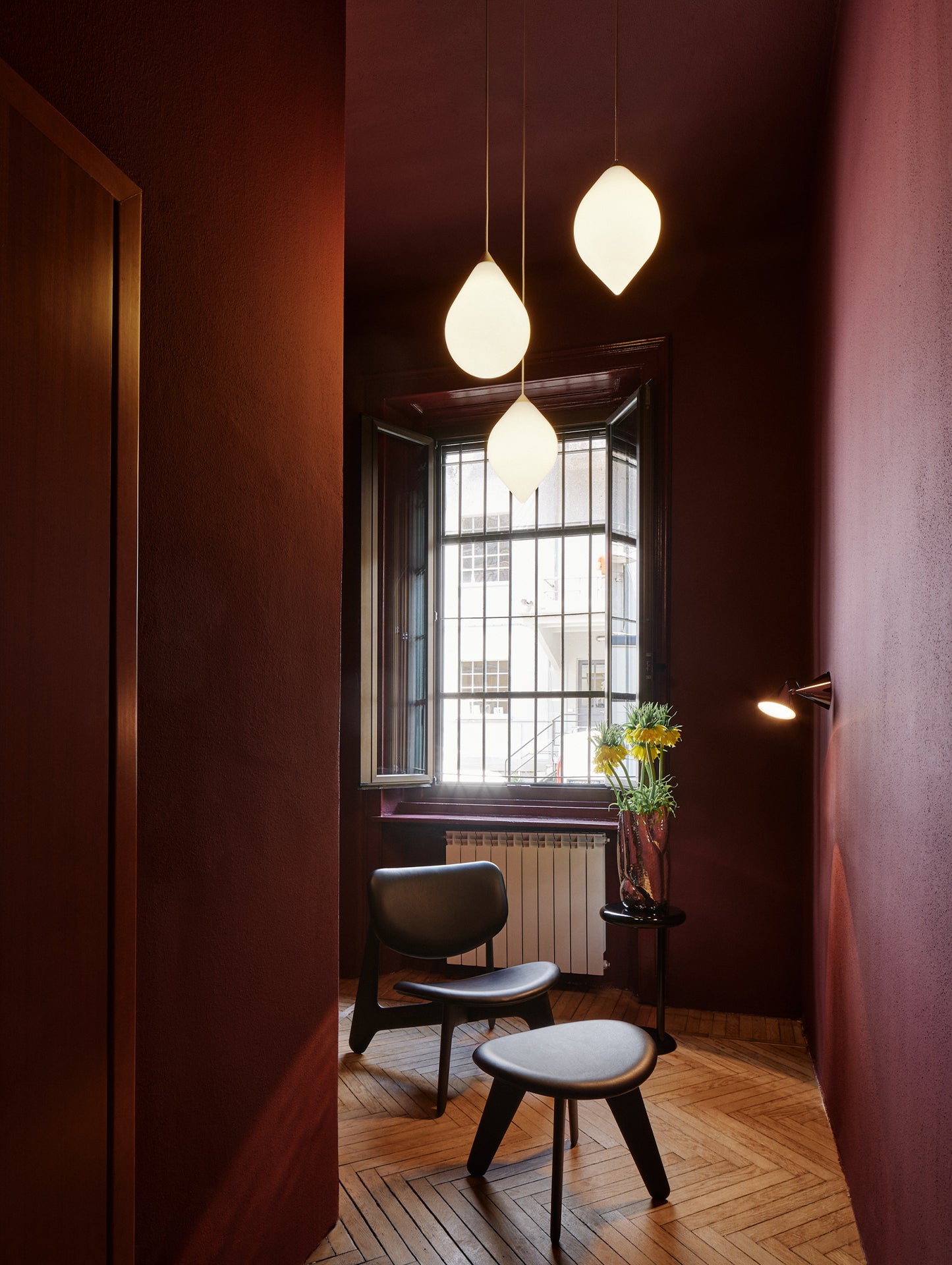 Flare Top Opal E27 Pendant Light by Tom Dixon