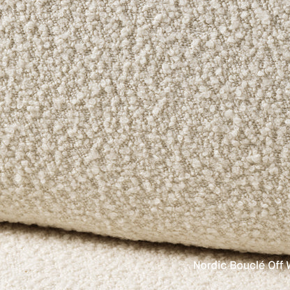 Rico Lounge Chair by Ferm Living - Nordic Boucle Off White