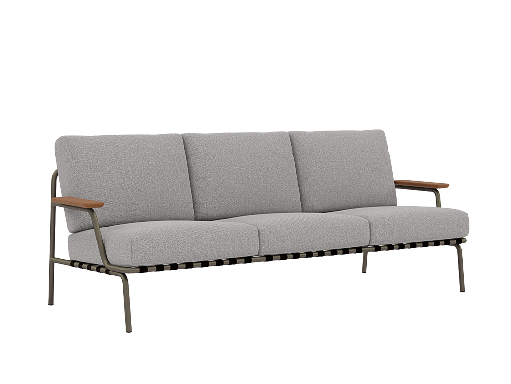 Settle 3-Seater Sofa by Muuto / Taupe Frame / Laze 03