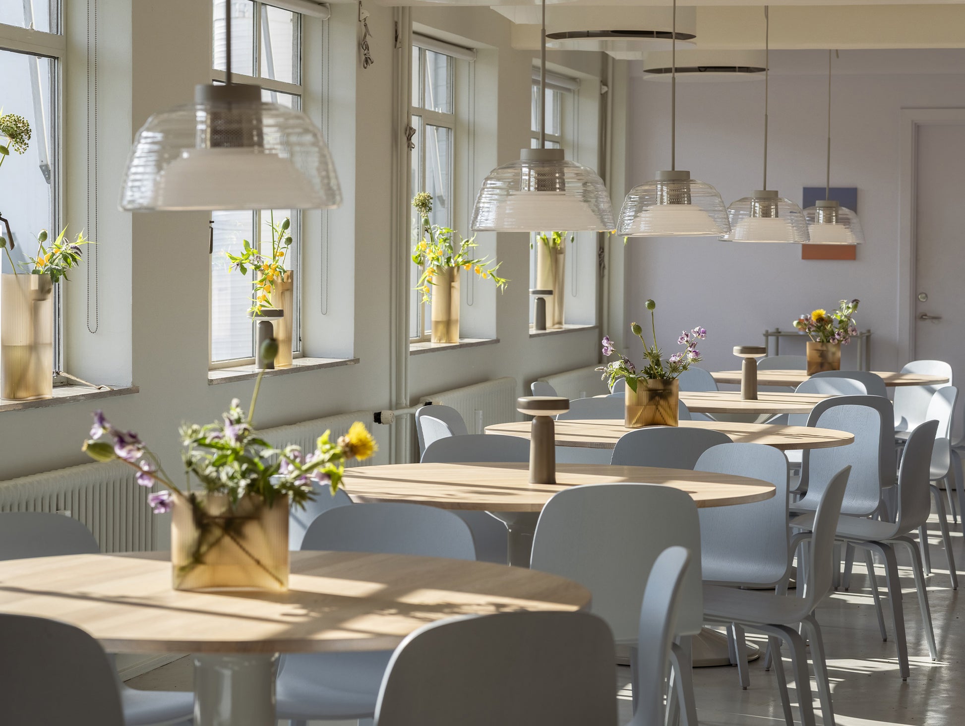 Two Layer Pendant Lamp by Muuto 