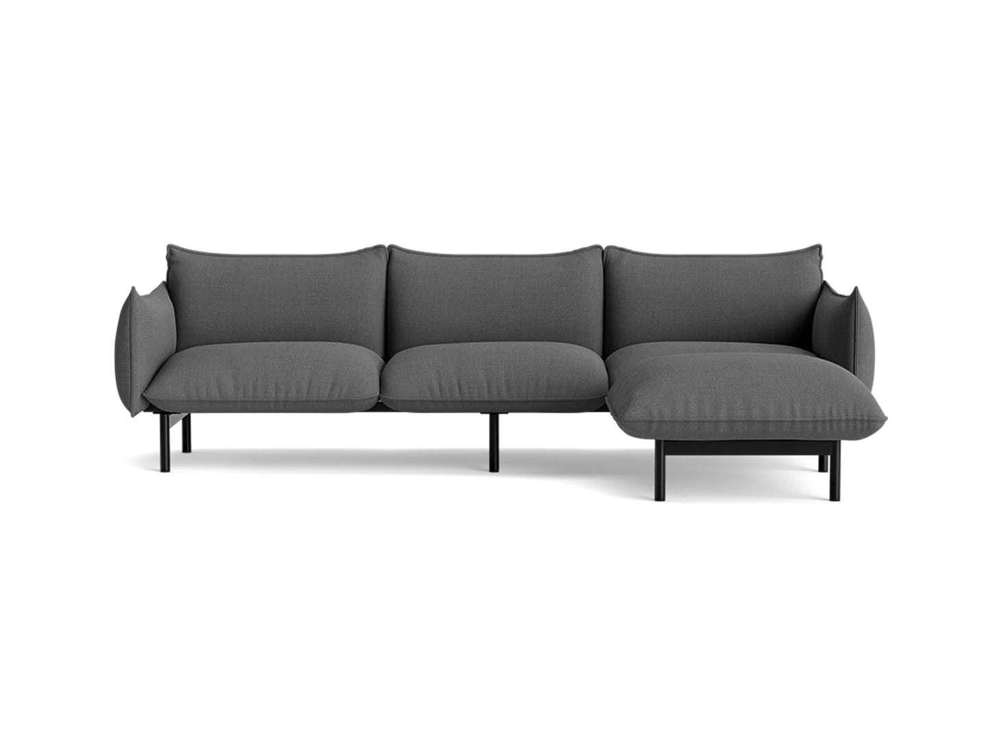 Ark Modular Sofa 3-Seater Sofa by Normann Copenhagen - with Right Chaise Longue (Sitting Left) - Remix 163