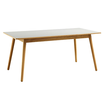 C35B Extendable Table by FDB Mobler - Mushroom Linoleum 4176 Tabletop