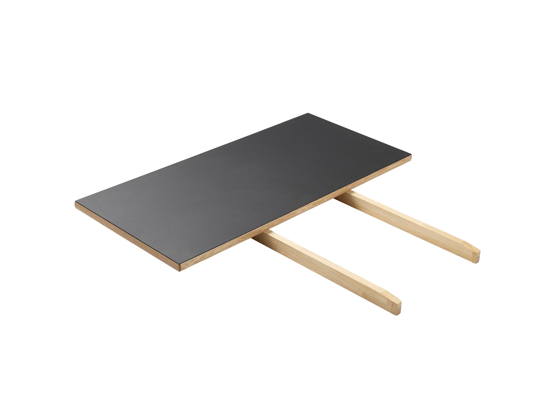 C35S Table Extension Leaf by FDB Mobler - Black Linoleum 4023