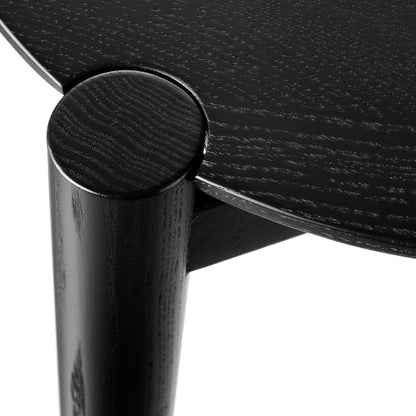 D102 SOS Coffee Table by FDB Mobler - Black Painted Oak