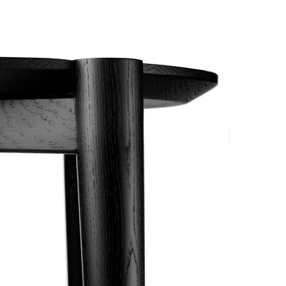 D102 SOS Coffee Table by FDB Mobler - Black Painted Oak