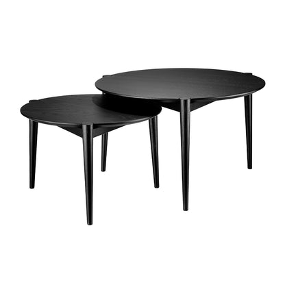 D102 SOS Coffee Table by FDB Mobler - Black Painted Oak