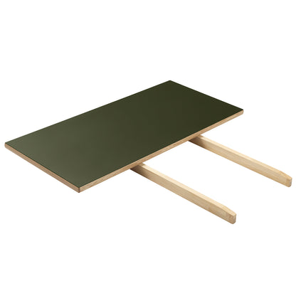 C35S Table Extension Leaf by FDB Mobler - Olive Linoleum 4184