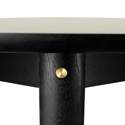 C62 Bjork Dining Table - Black Painted Oak