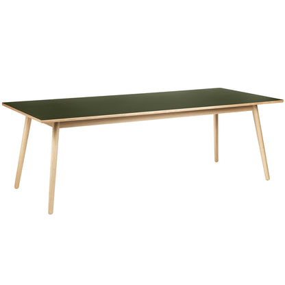 C35C Extendable Table by FDB Mobler - Olive Linoleum 4184 Tabletop
