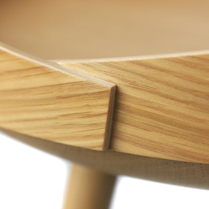 D106 Bakke Top Tray Table by FDB Mobler - Lacquered Oak