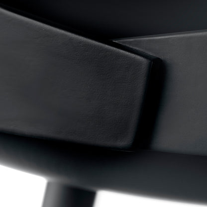 D106 Bakke Top Tray Table by FDB Mobler - Black Painted Beech