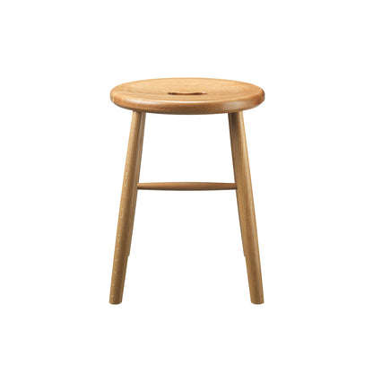 J27 Stool by FDB Mobler - Lacquered Oak