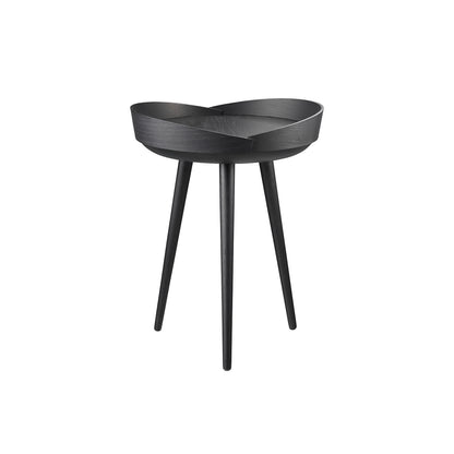 D106 Bakke Top Tray Table by FDB Mobler - Black Lacquered Oak