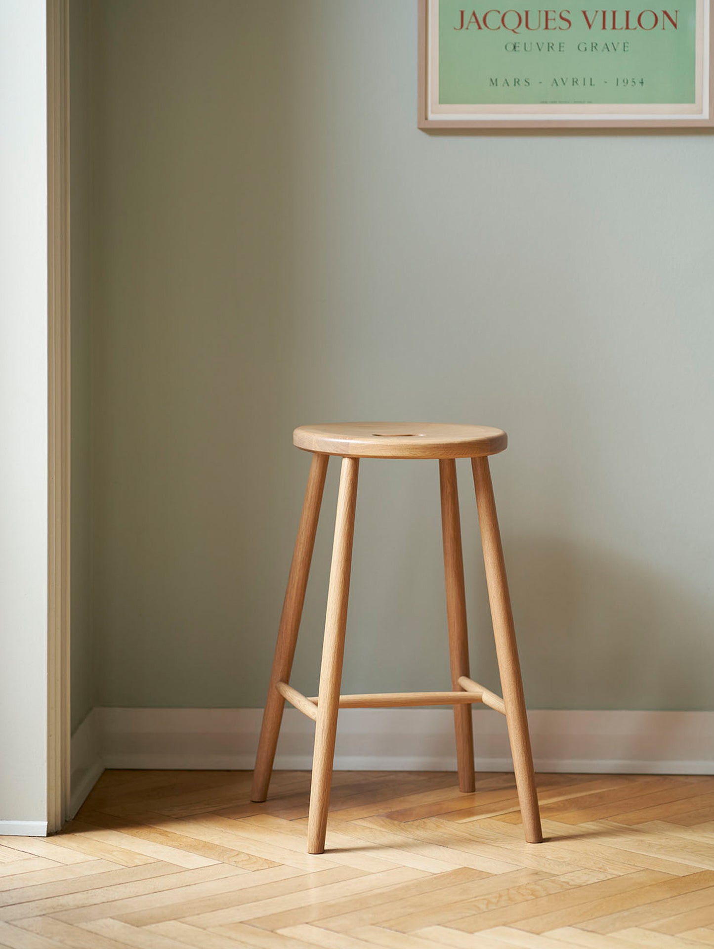 J27C Stool by FDB Mobler 
