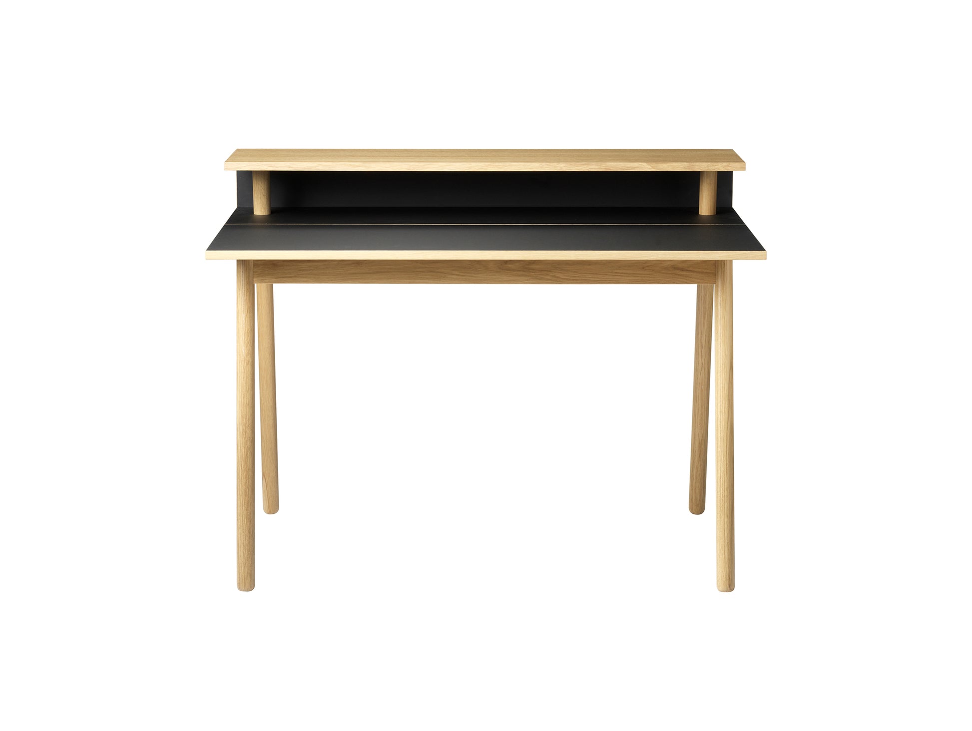 C68 Norrebro Desk by FDB Mobler - Nero Linoleum Tabletop