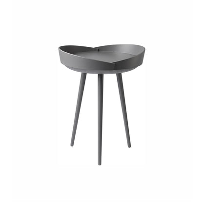 D106 Bakke Top Tray Table by FDB Mobler - Dark Grey Painted Beech