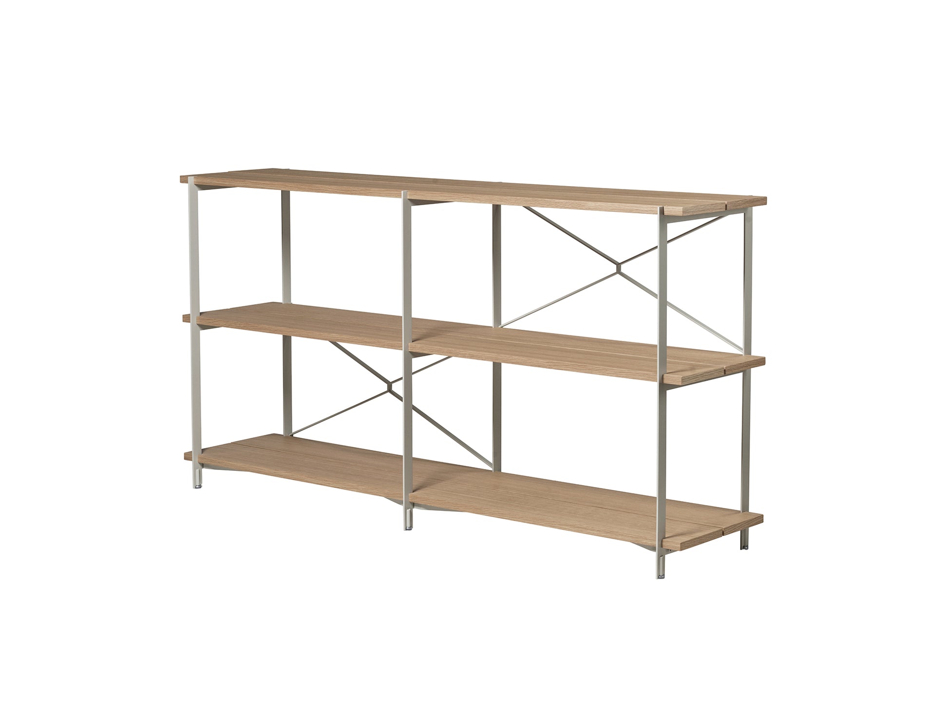 A91 Nordhavn Bookcase by FDB Mobler - Low / Wide