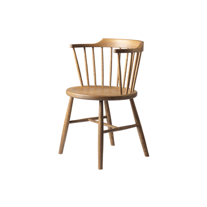 J18 Chair by FDB Mobler -Brown Stained Oak