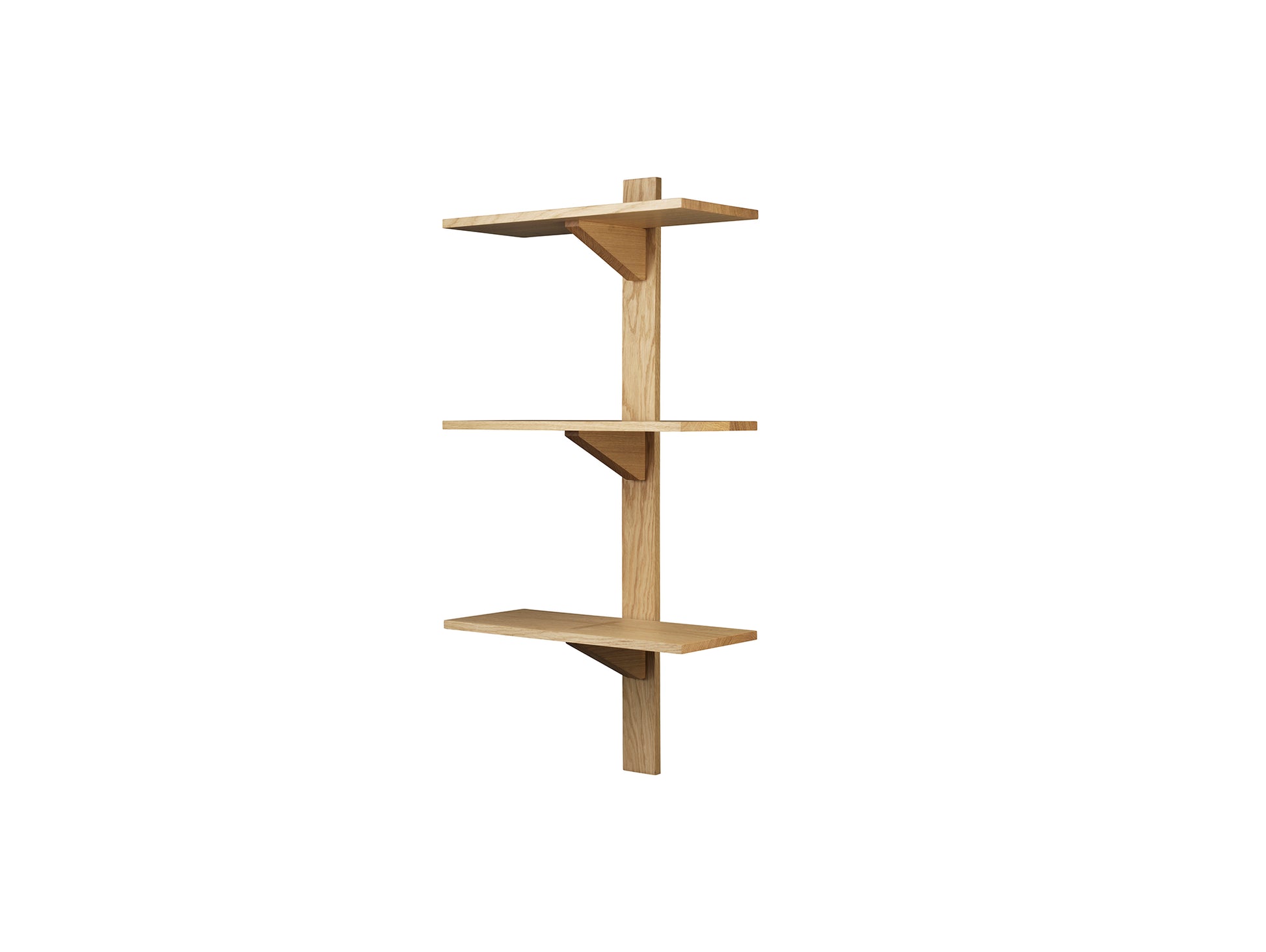 B100 Soro Shelf by FDB Mobler - Three Tier Shelves Short (Width: 50  cm / Height: 100 cm)