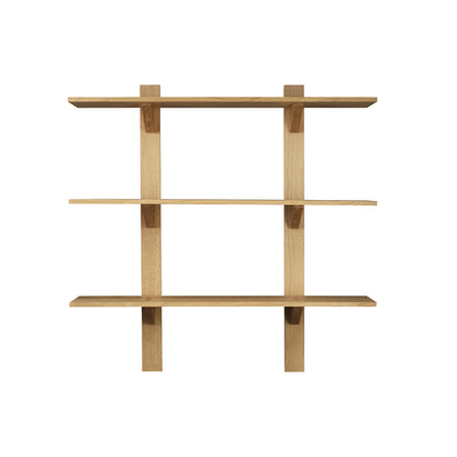 B100 Soro Shelf by FDB Mobler - Three Tier Shelves Long (Width: 100  cm / Height: 100 cm)