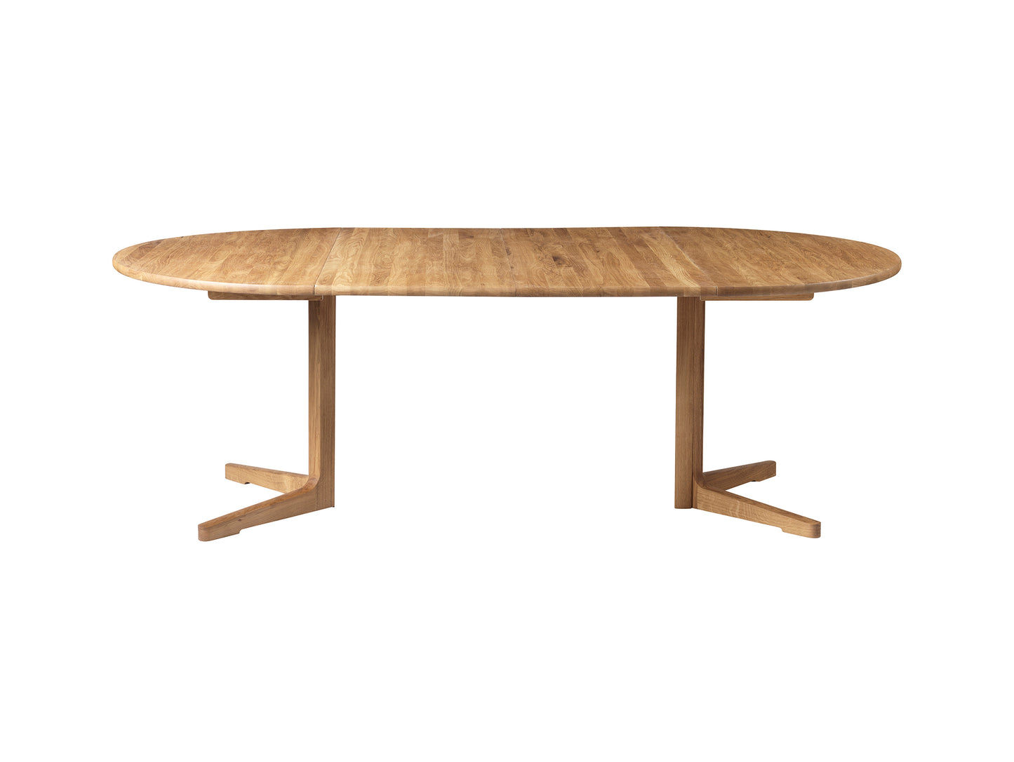 C69E Extendable Table by FDB Mobler - Length: 120 cm - 220 cm (Two Extension Leaves)