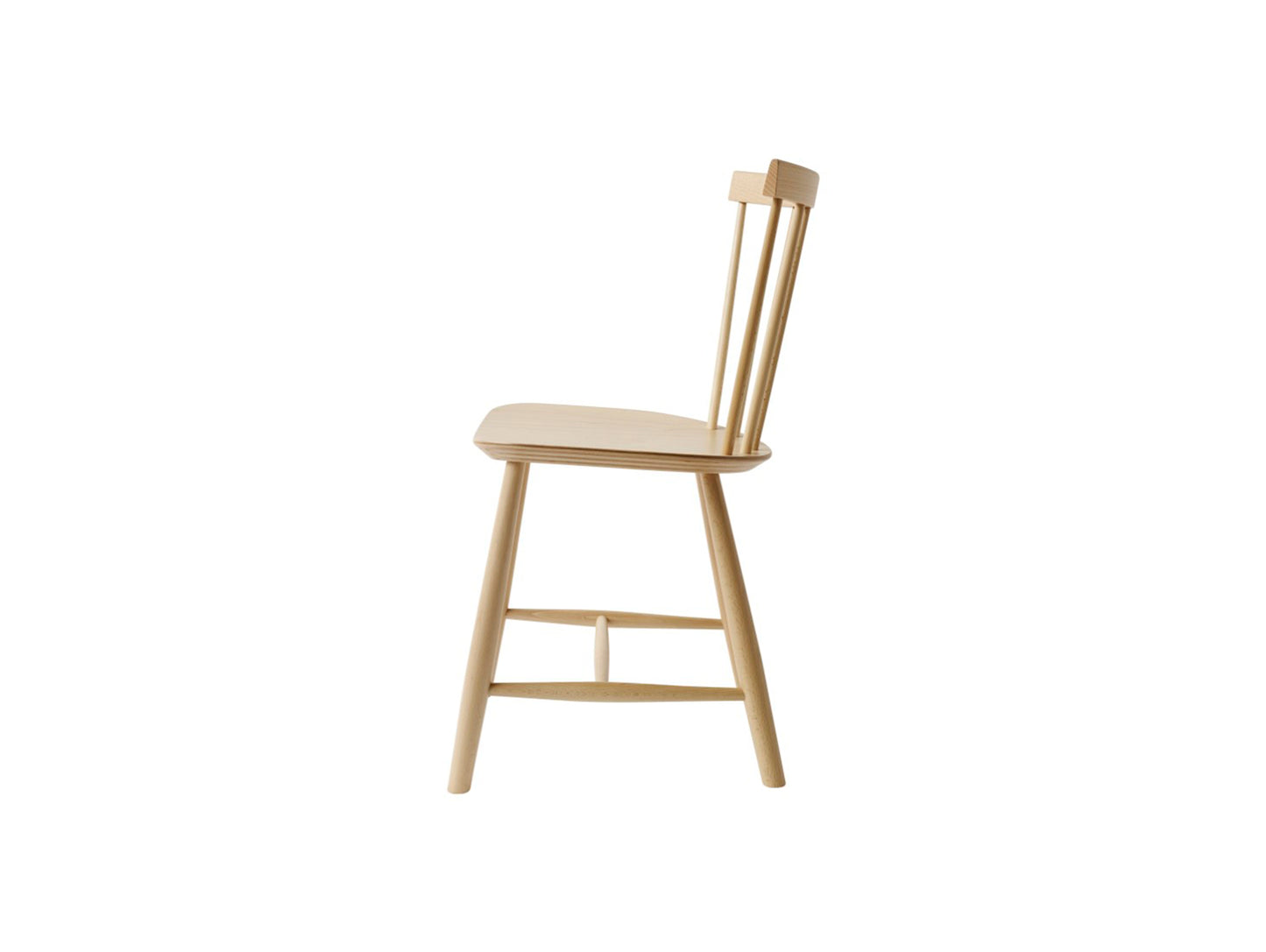 J46 Chair by FDB Mobler - Lacquered Beech