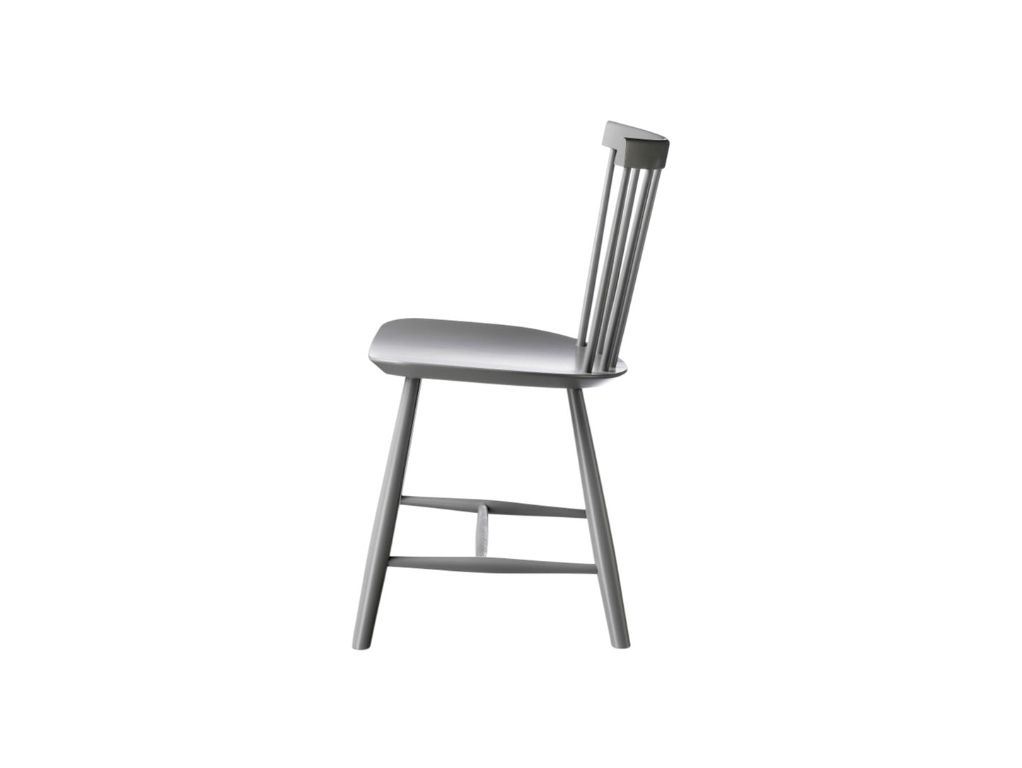 J46 Chair by FDB Mobler - Signal Grey Painted Beech