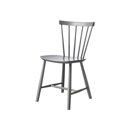 J46 Chair by FDB Mobler - Signal Grey Painted Beech