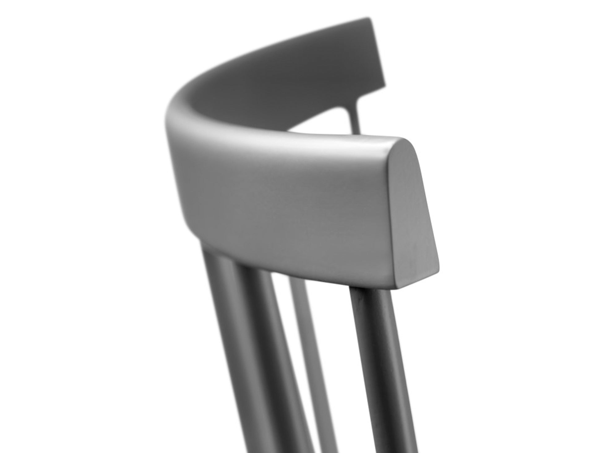 J46 Chair by FDB Mobler - Signal Grey Painted Beech