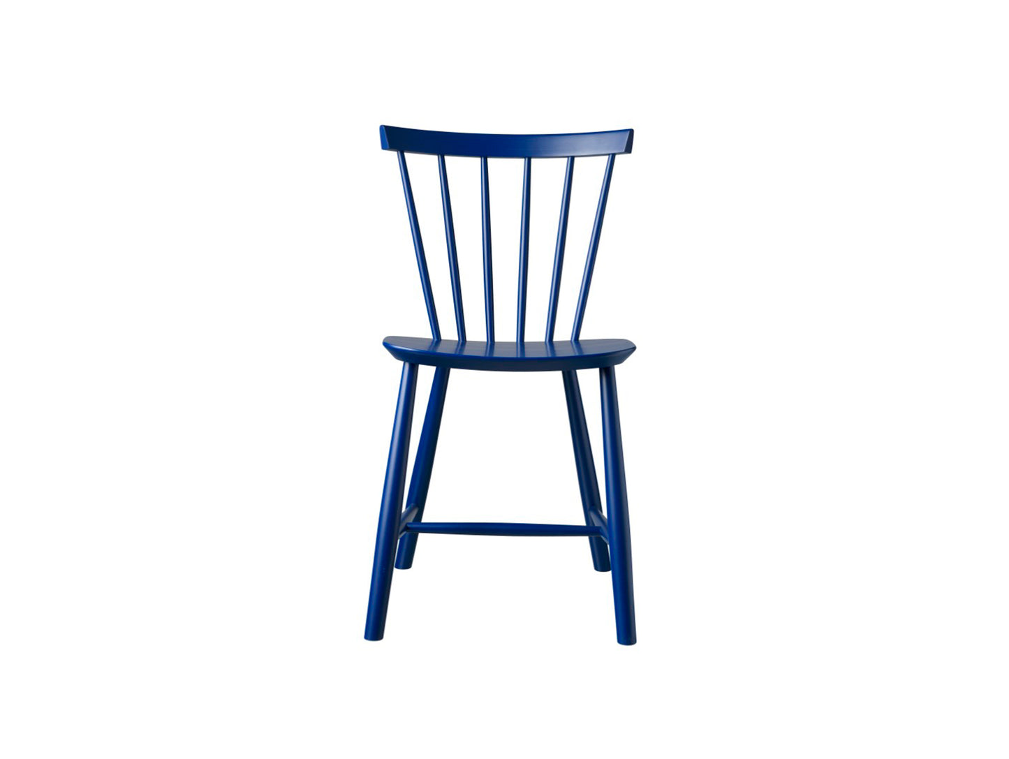 J46 Chair by FDB Mobler - Dark Blue Painted Beech