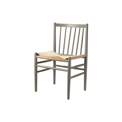 J80 Chair by FDB Mobler - Moss Grey Painted Beech