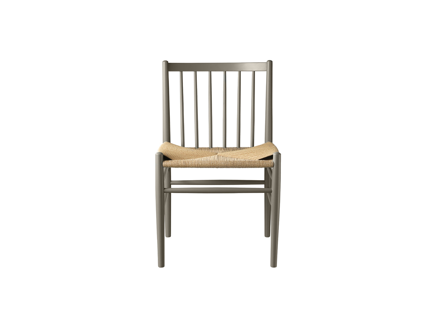 J80 Chair by FDB Mobler - Moss Grey Painted Beech