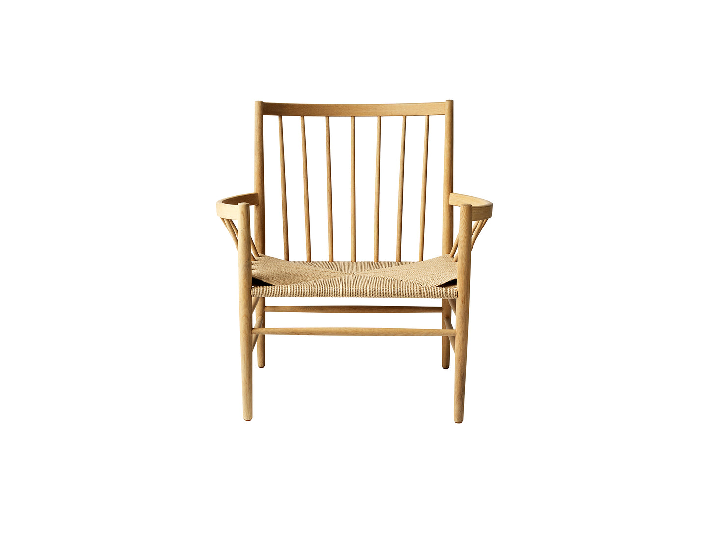 J82 Lounge Chair by FDB Mobler - Lacquered Oak