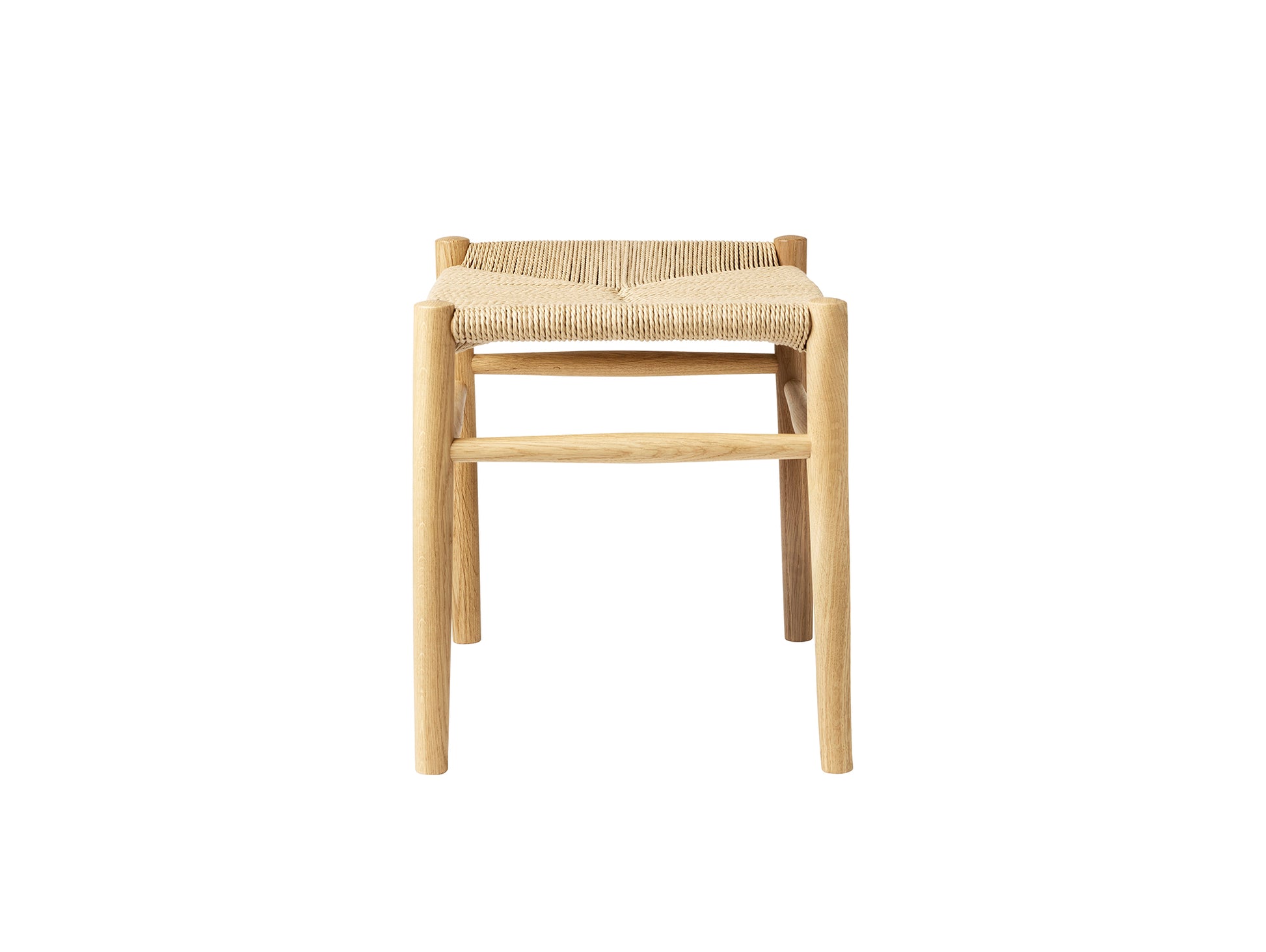 J83 Stool by FDB Mobler - Lacquered Oak