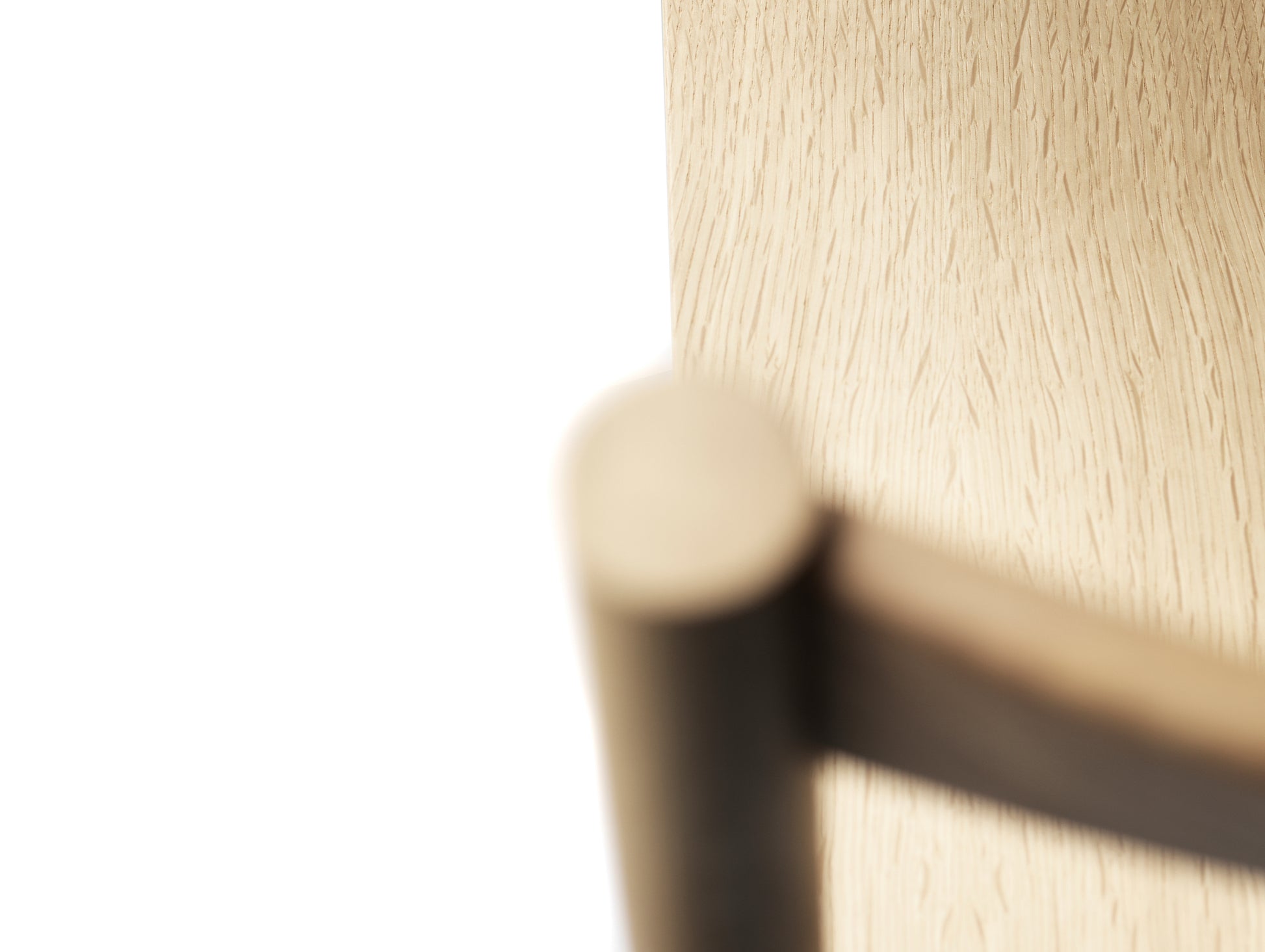 J178 Lonstrup Chair by FDB Mobler - Oak Veneer Seat