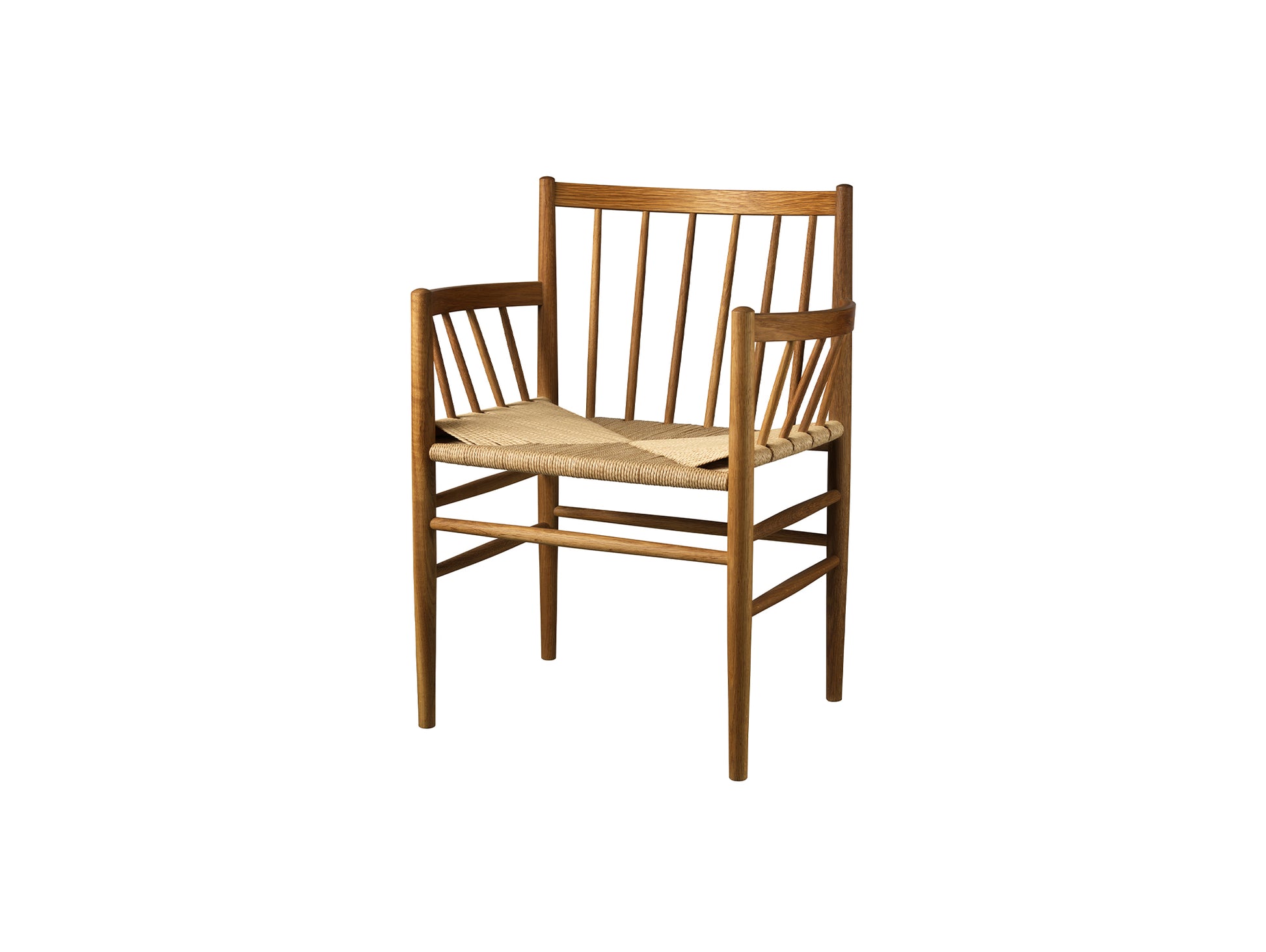 J81 Chair by FDB Mobler - Smoked Oak