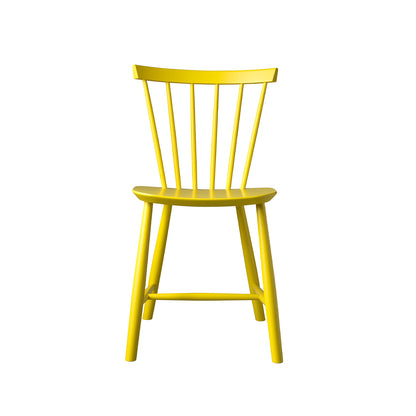 J46 Chair by FDB Mobler - Yellow Painted Beech