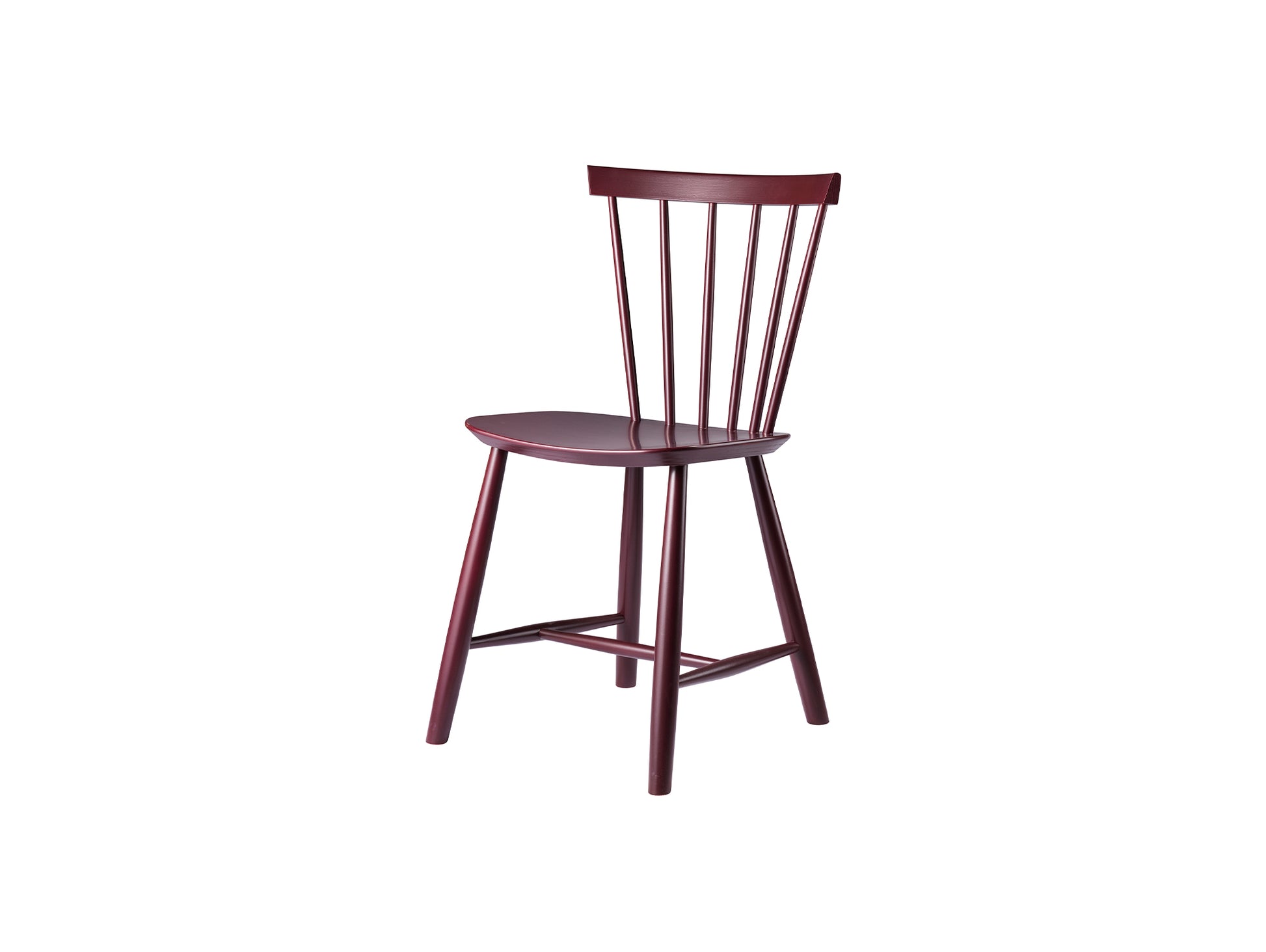 J46 Chair by FDB Mobler - Black Red