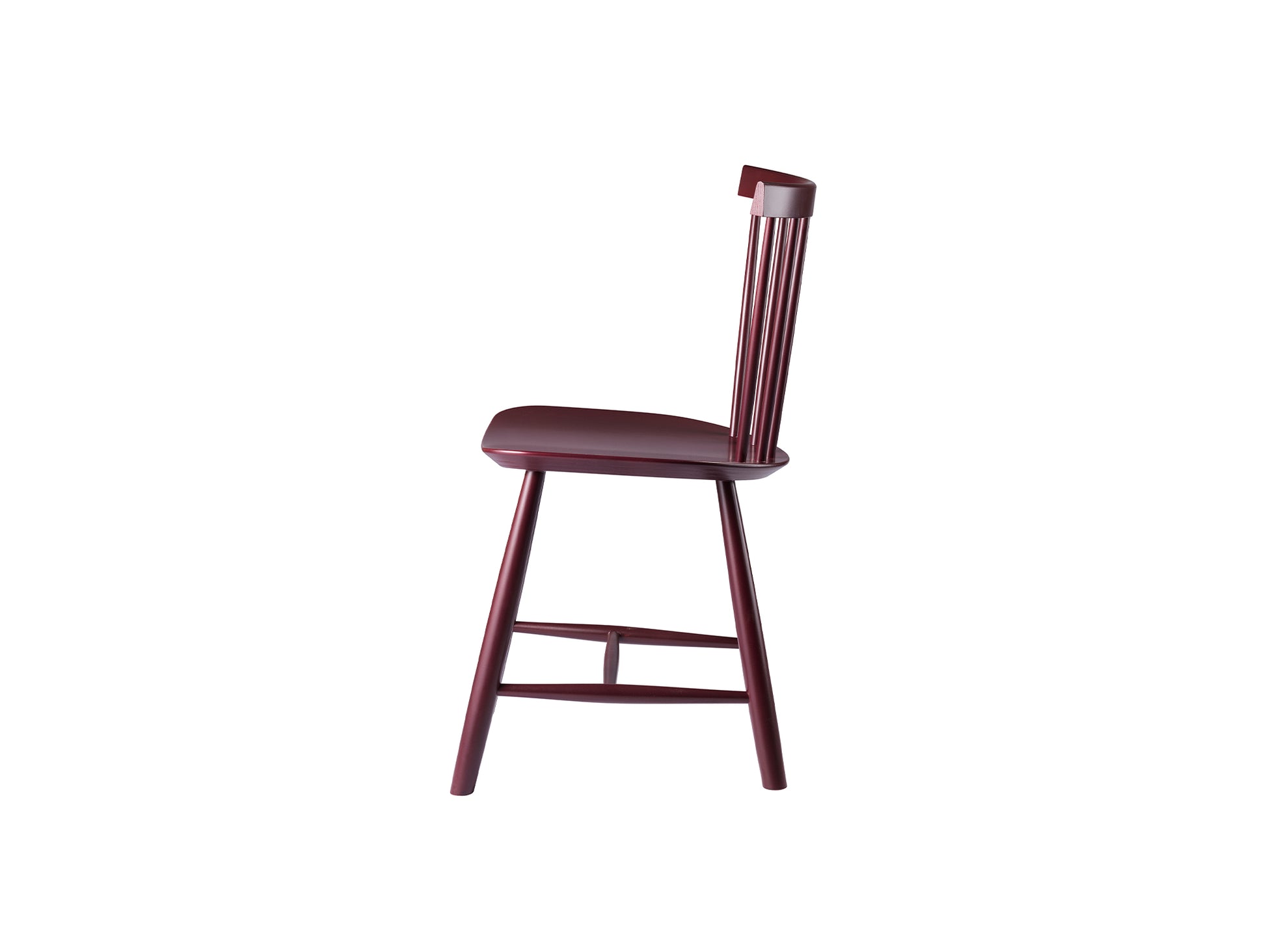 J46 Chair by FDB Mobler - Black Red