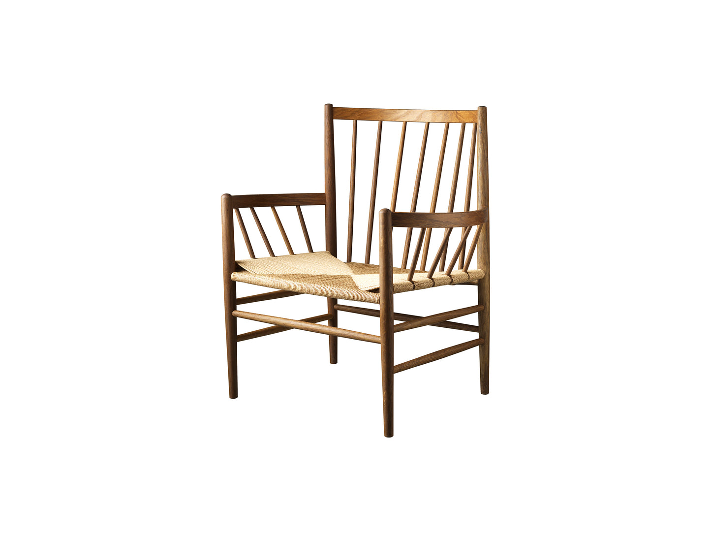 J82 Lounge Chair by FDB Mobler - Smoked Oak