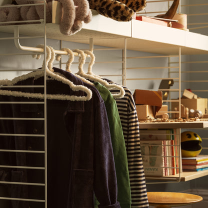 String Metal Shelves by String - Beige