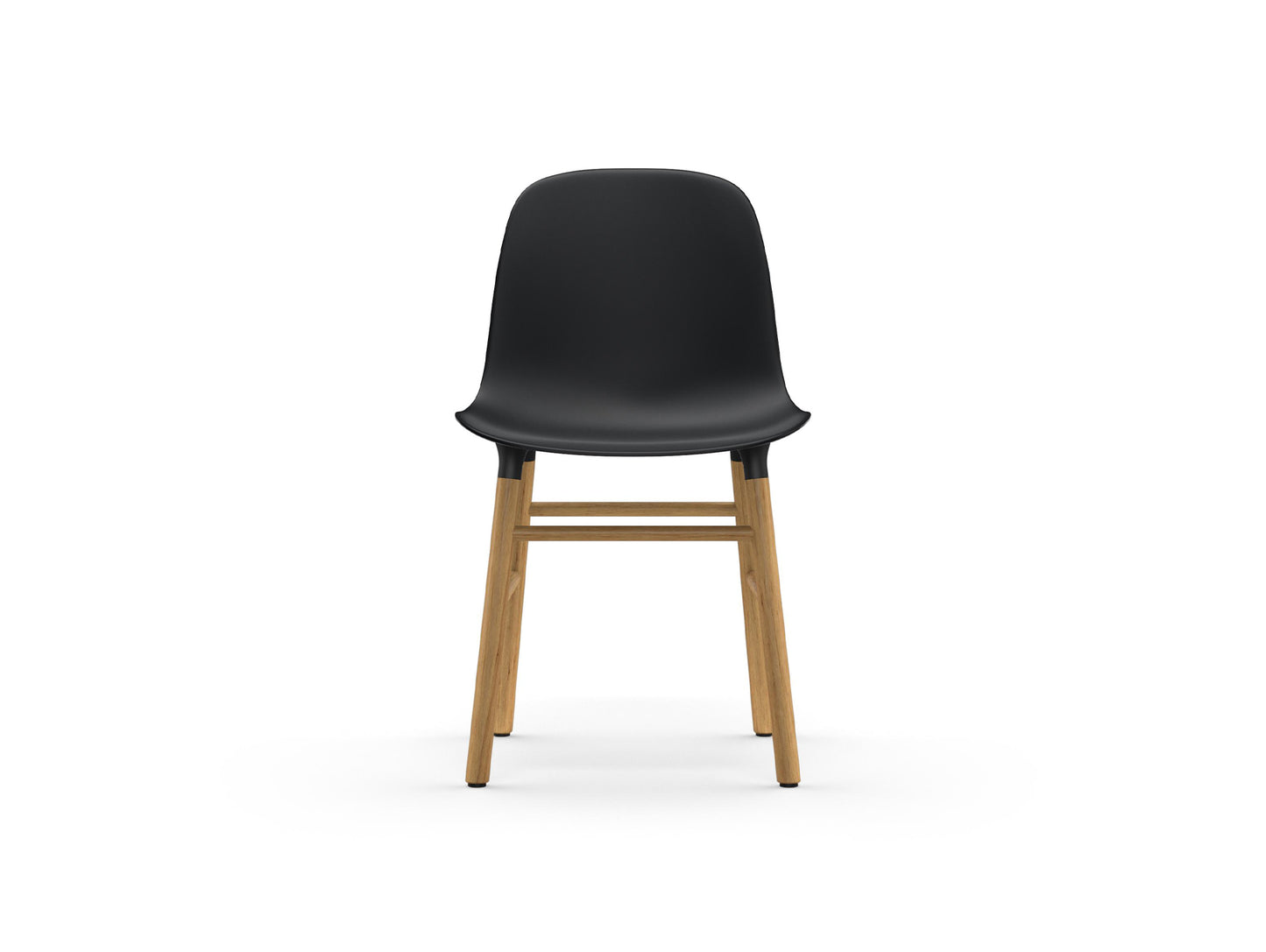 Form Chair Wood by Normann Copenhagen - Lacquered Oak Base / Black