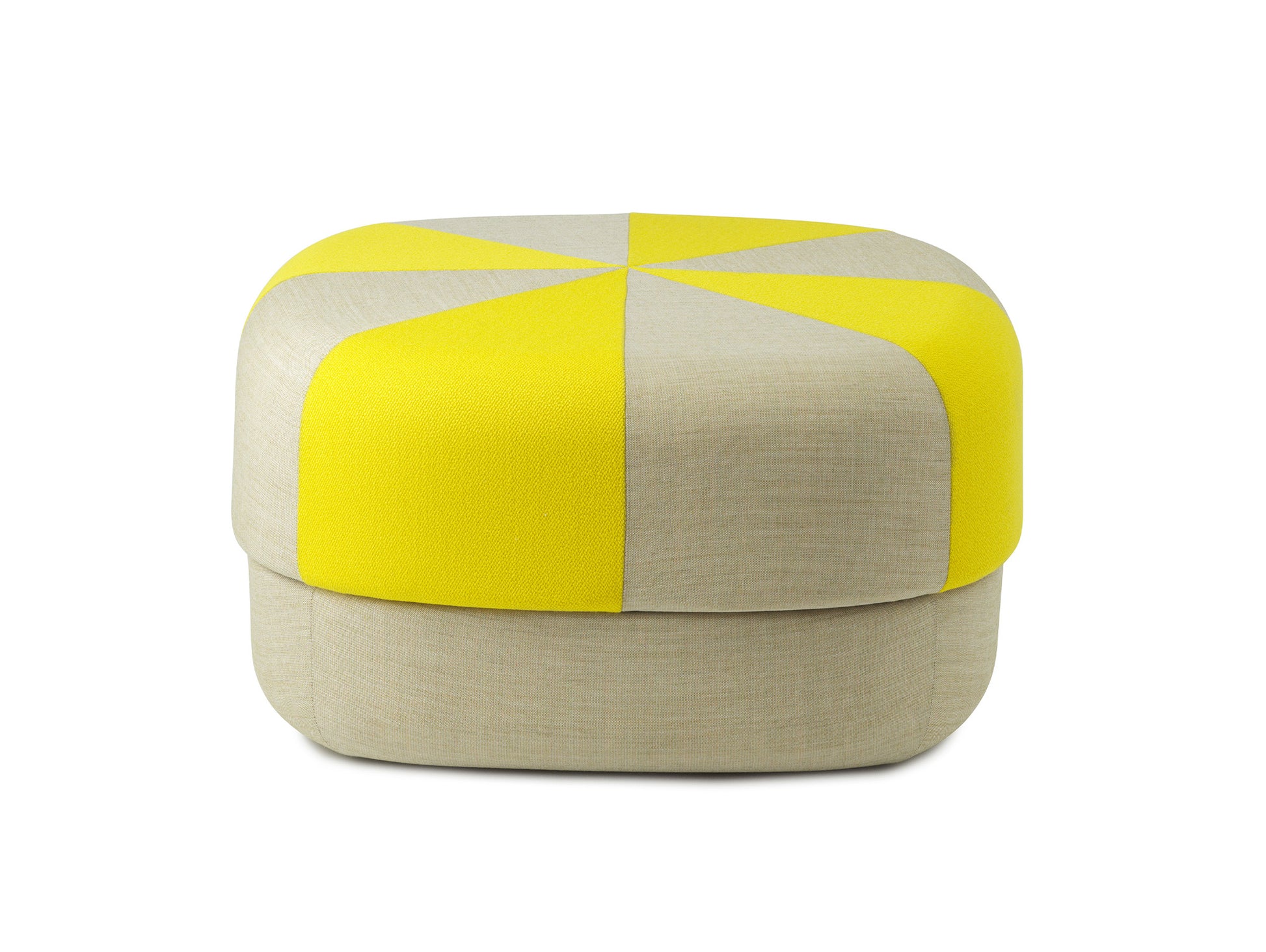 Circus Pouf Duo by Normann Copenhagen - Large / Yellow