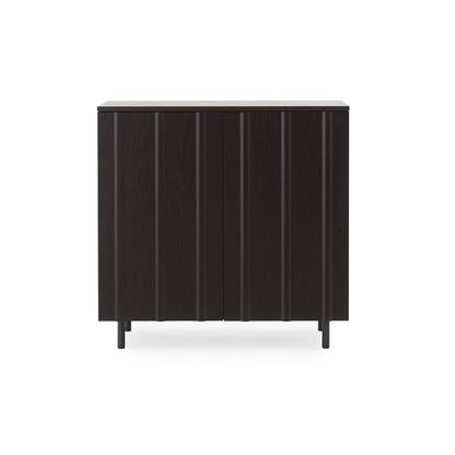 Rib Cabinet by Normann Copenhagen - Black Painted Oak Veneer