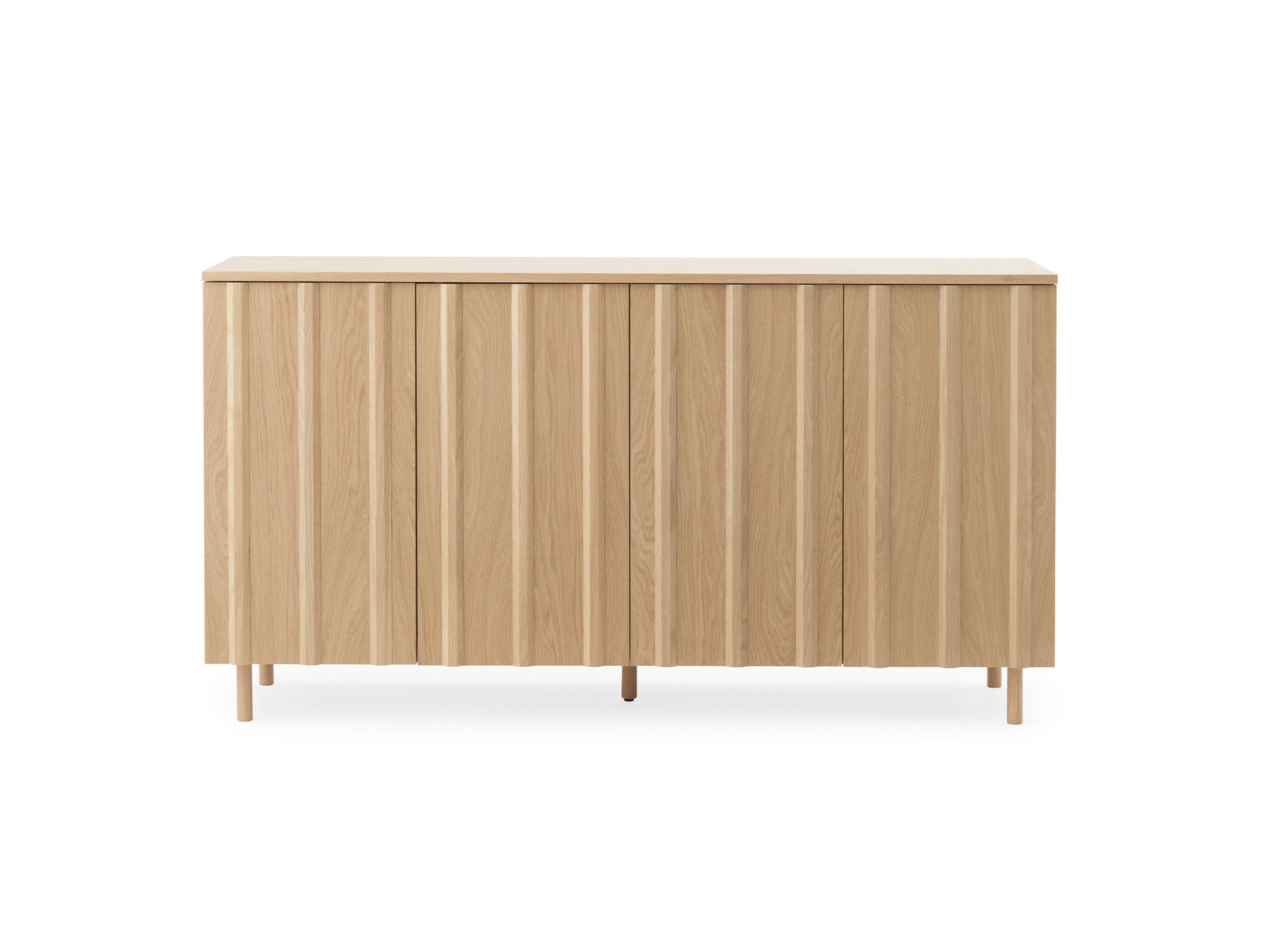 Rib Sideboard by Normann Copenhagen - High / Lacquered Oak Veneer